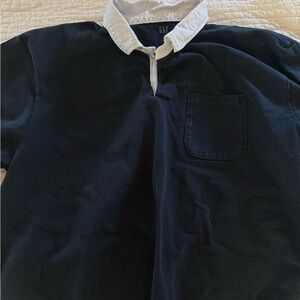 GAP Men's Navy Blue Old school rugby Shirt